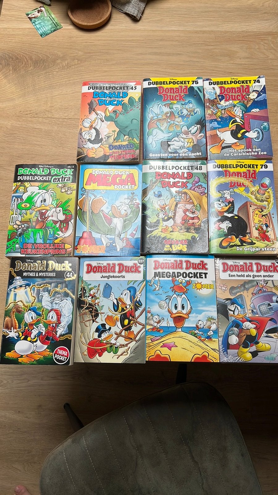 11 Donald Duck pockets en stripboeken, Meerdere stripboeken, Ophalen of Verzenden, Zo goed als nieuw