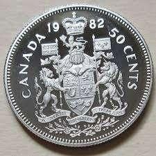 Canada - 50 cent 1982 proof - Circulated, Ophalen of Verzenden, Noord-Amerika, Losse munt