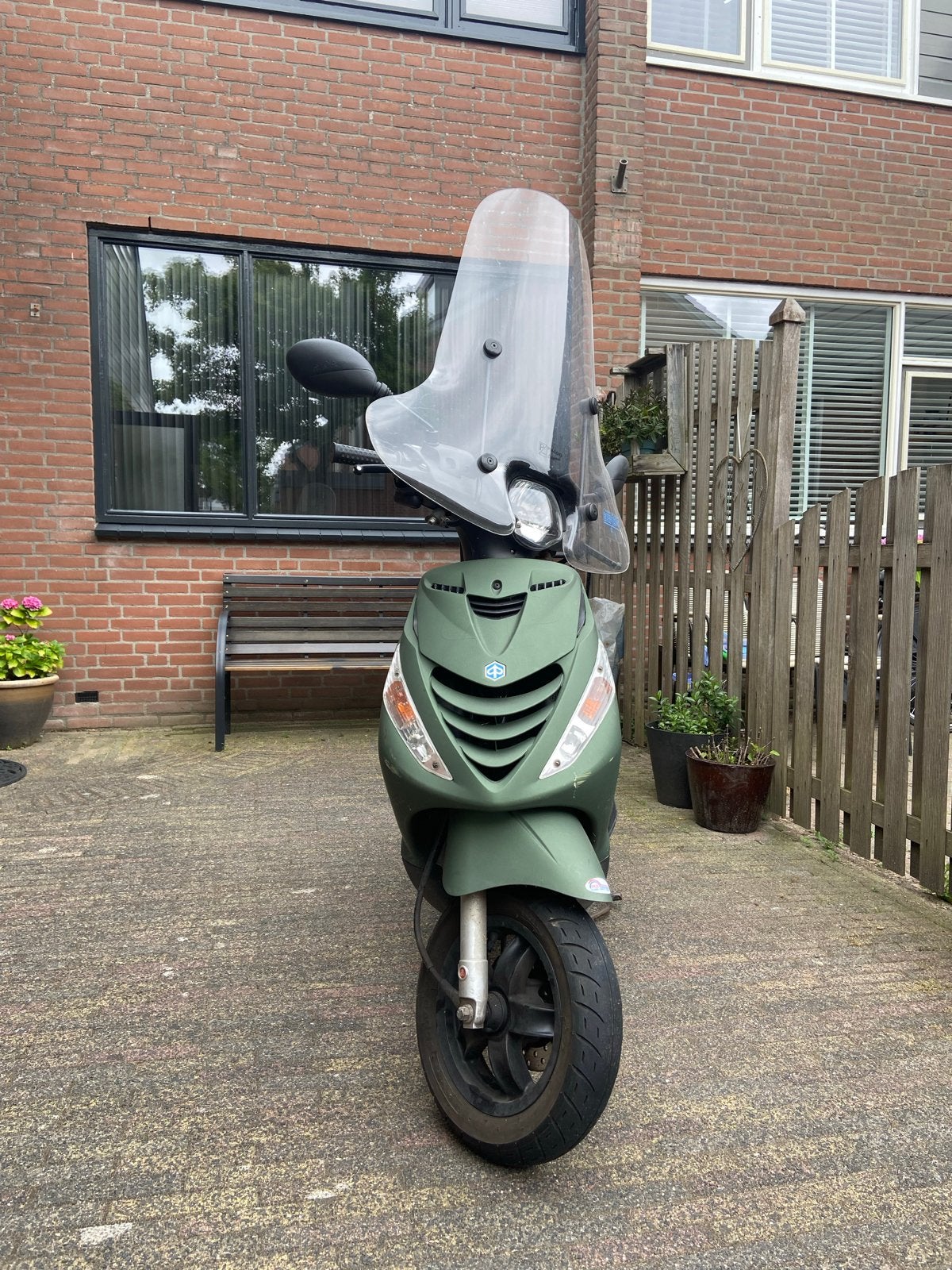 Piaggio Zip Scooter - Groen, Goede Staat, Ophalen, Gebruikt, Maximaal 45 km/u, Zip