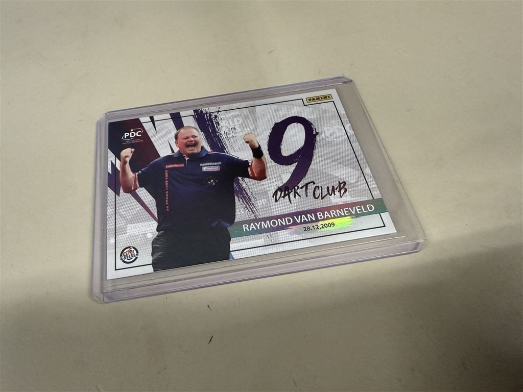 Panini Raymond van Barneveld 28-12-2009 kaart, Ophalen of Verzenden, Nieuw
