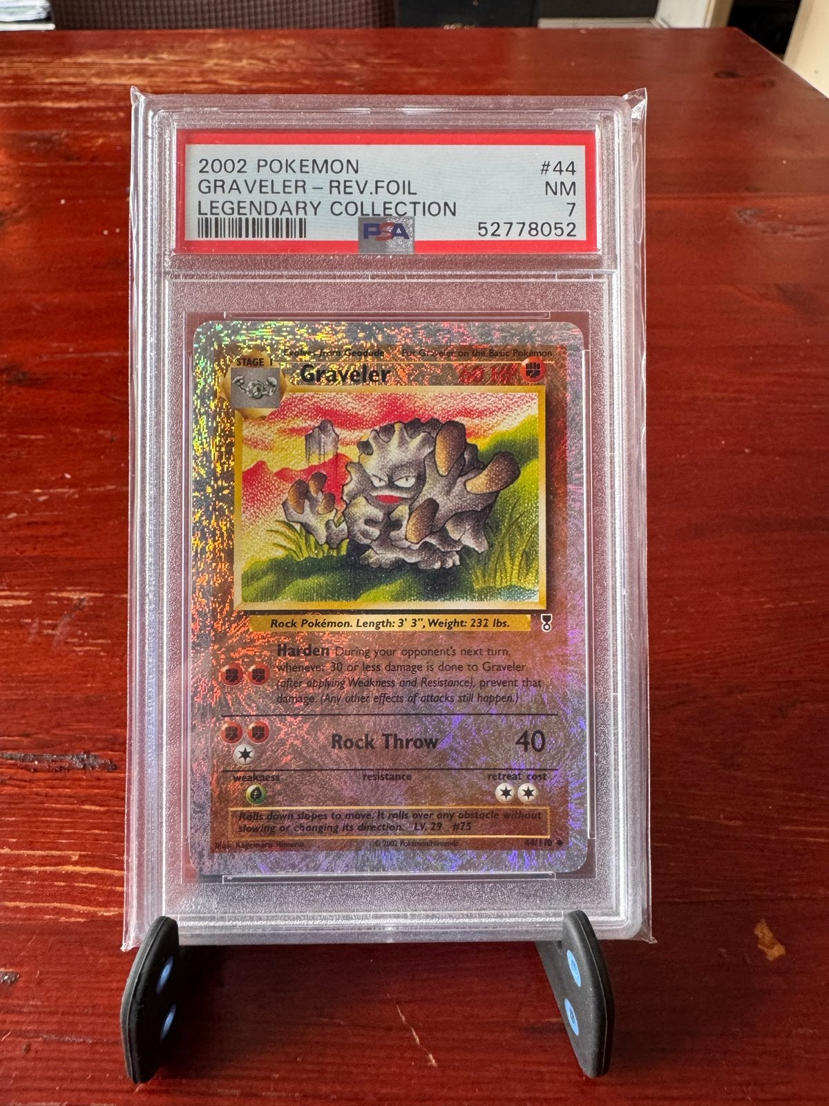 Graveler Reverse Foil Legendary Collection POP 139, Ophalen, Zo goed als nieuw, Losse kaart, Foil