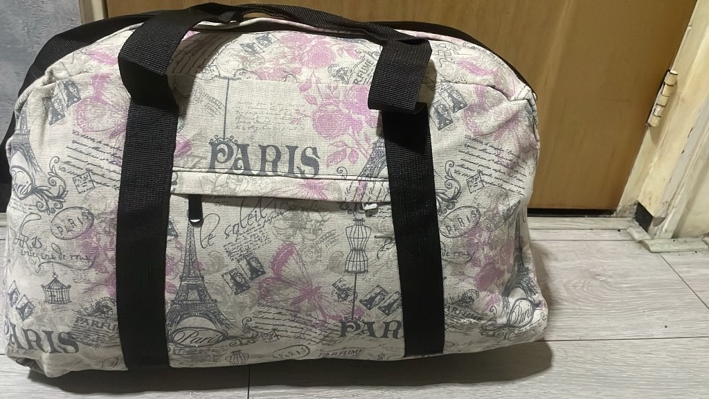 Nieuwe Stoffen Reistas / Weekendtas | Paris Thema | €15, 30 cm of meer, Zwart, Ophalen of Verzenden, Nieuw