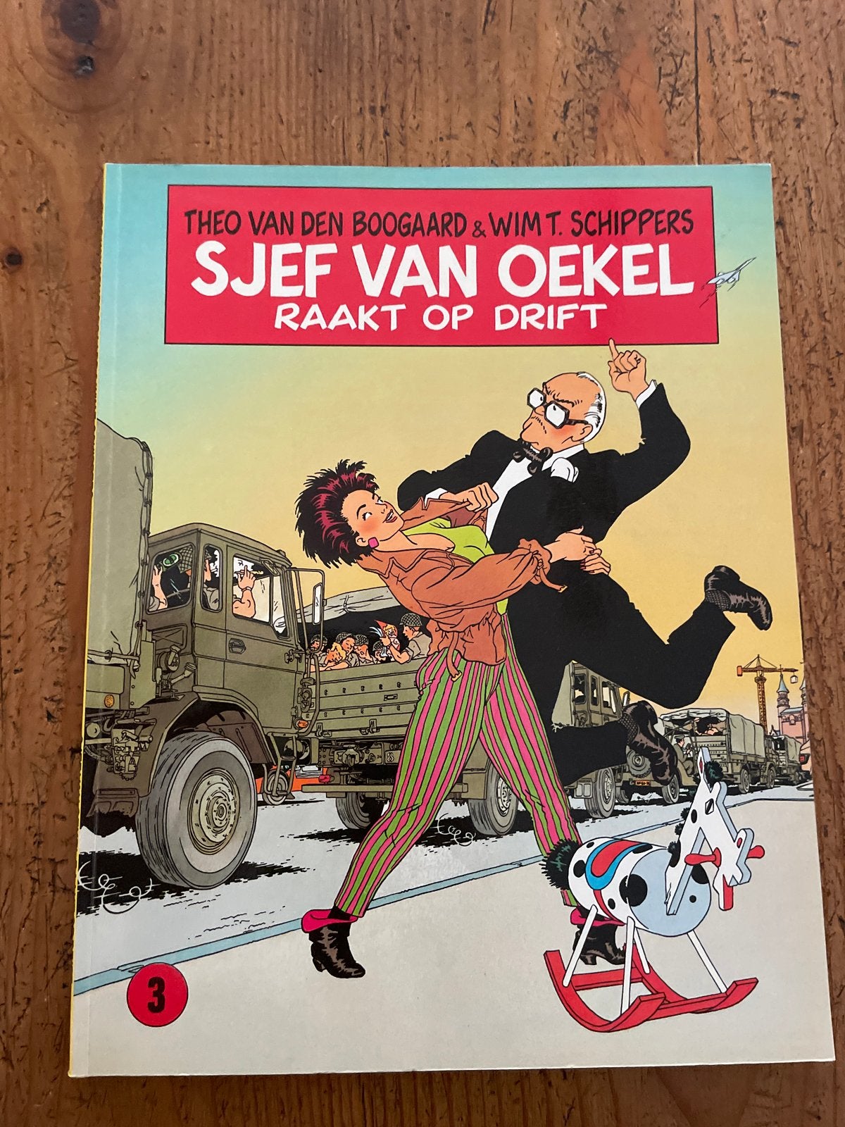 Sjef van Oekel raakt op drift - Theo van den Boogaard, Boeken, Stripboeken, Eén stripboek, Ophalen of Verzenden, Gelezen