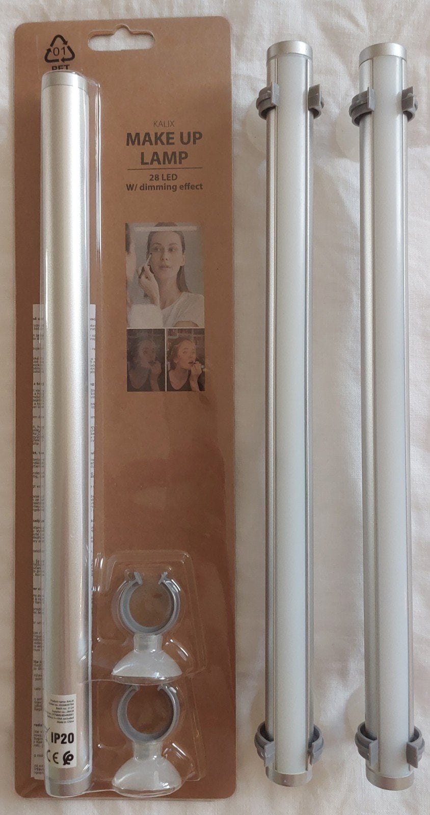 3x Kalix make-up LED lamp 💡, Minder dan 50 cm, Ophalen of Verzenden, Zo goed als nieuw, Minder dan 100 cm