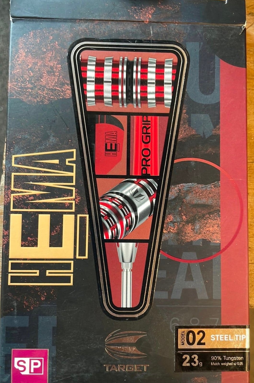 Target Hema 02 darts, Sport en Fitness, Darts, Ophalen of Verzenden, Zo goed als nieuw, Pijlen