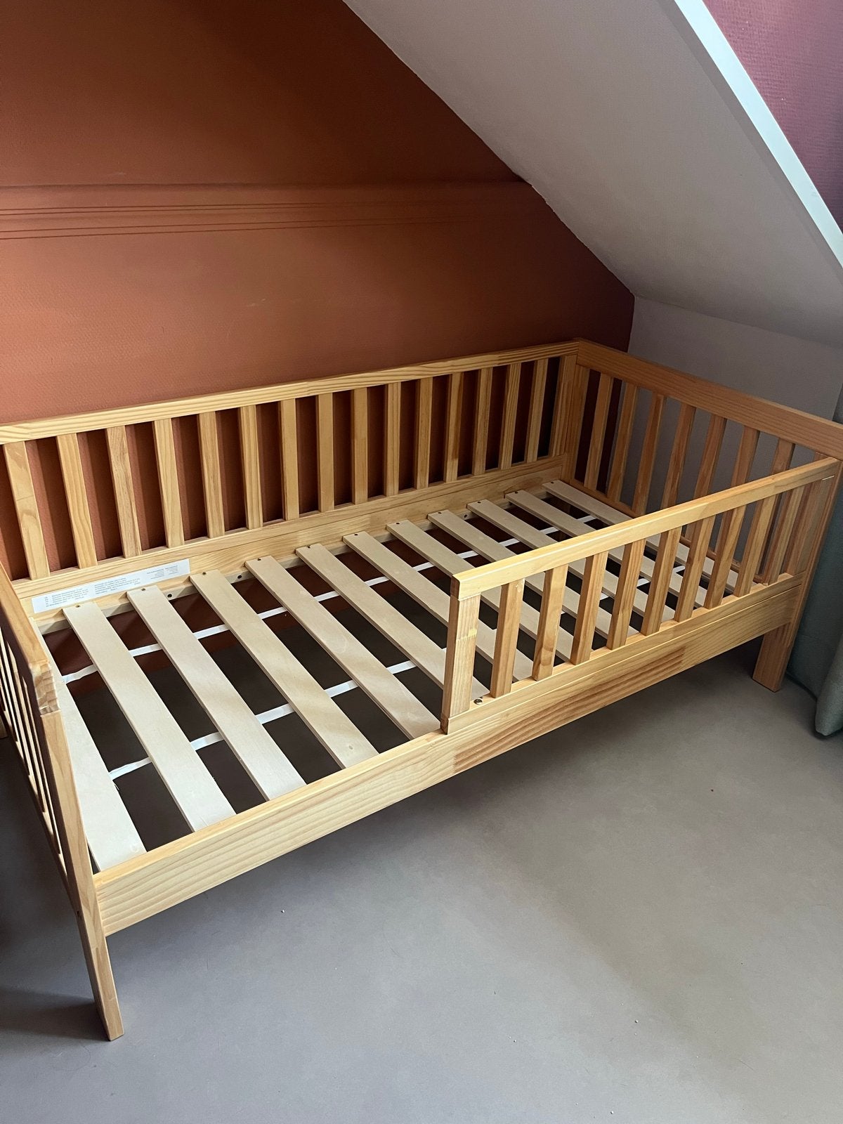 Peuterbed Plume 70x140 cm naturel, Kinderen en Baby's, Kinderkamer | Bedden, Ophalen, 70 tot 85 cm, 140 tot 160 cm, Zo goed als nieuw