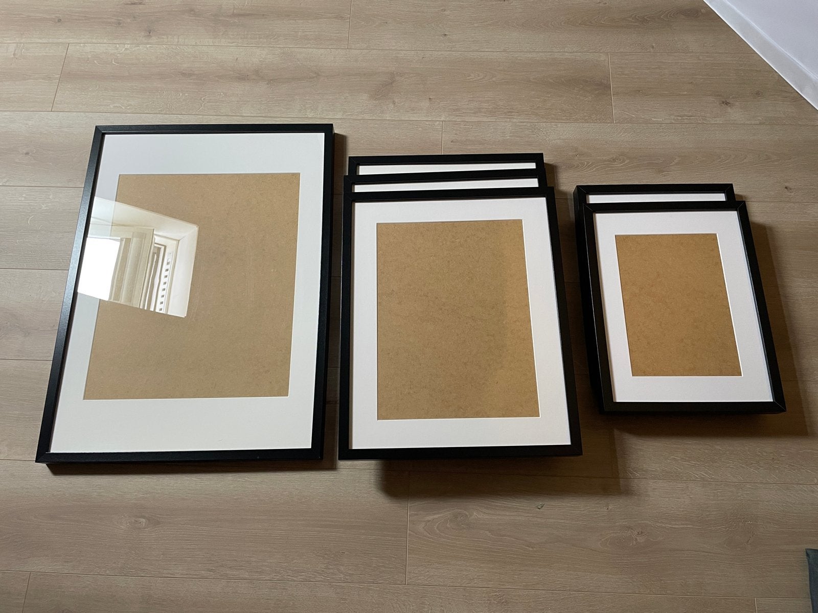 IKEA RIBBA fotolijsten - diverse maten, zwart, Ophalen, Gebruikt, Fotolijst, Hout
