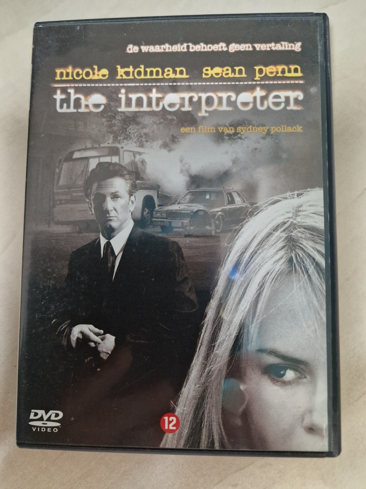 The Interpreter DVD - Nicole Kidman, Sean Penn, Vanaf 12 jaar, Ophalen of Verzenden, Gebruikt, Actiethriller