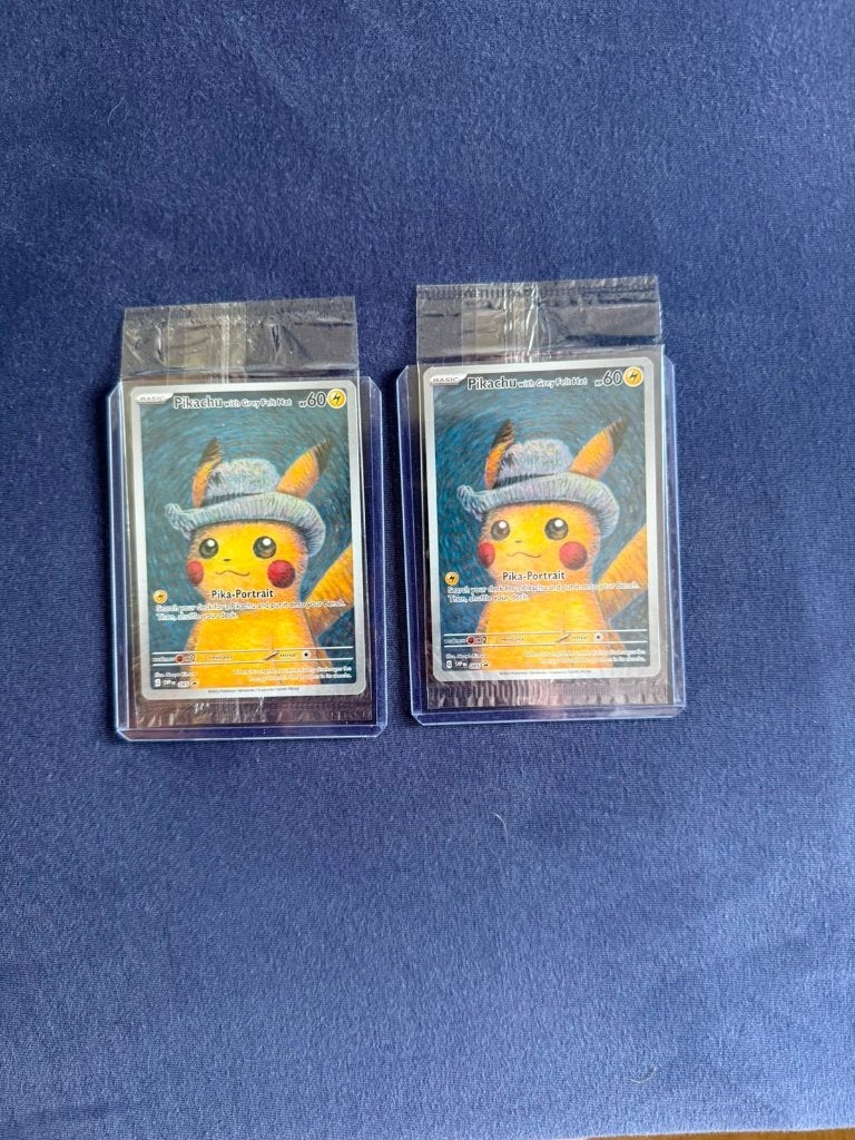 Pokemon Pikachu with Grey Felt Hat SVP 085 (Van Gogh Promo), Ophalen, Nieuw, Meerdere kaarten