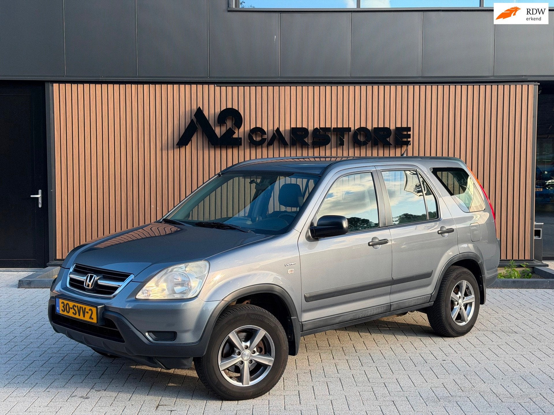 Honda CR-V 2.0i S AUTOMAAT 4X4 AIRCO APK, Automaat, Gebruikt, Zwart, 4 cilinders