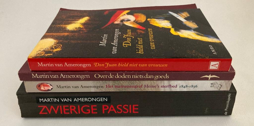 4x Martin van Amerongen, Gelezen, Verzenden, Eén auteur, Martin van Amerongen