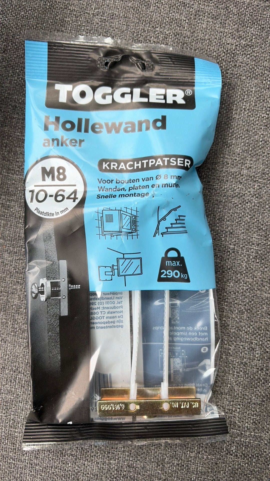 Muurankers M6 en M8, Ophalen of Verzenden, Zo goed als nieuw, Overige typen