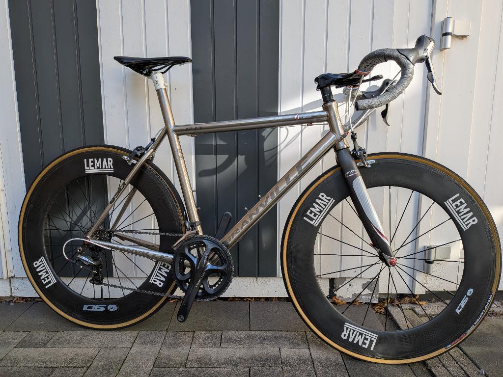 Titanium Granville Racefiets, 28 inch, Velgrem, Zo goed als nieuw, Meer dan 20 versnellingen