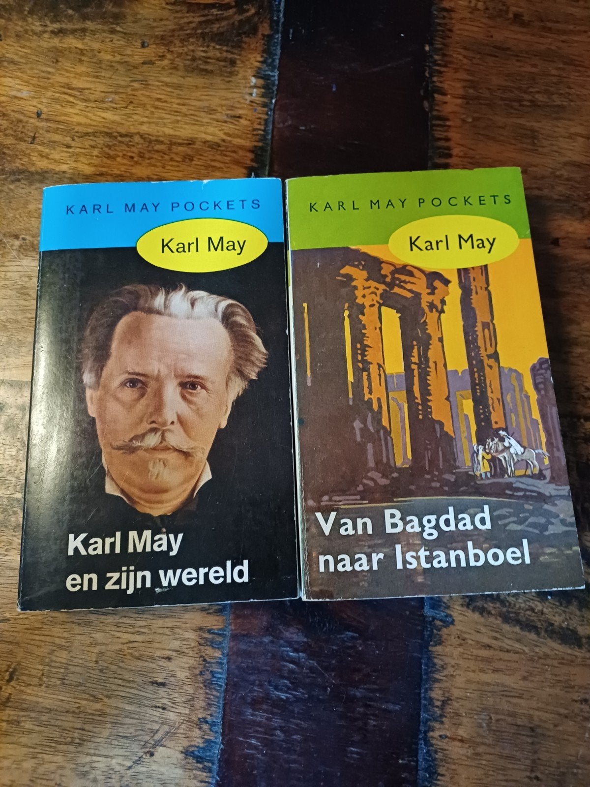 Karl May Pockets:Karl May en zijn wereld & Van Bagdad naar I, Ophalen of Verzenden, Gelezen, Karl May, Nederland