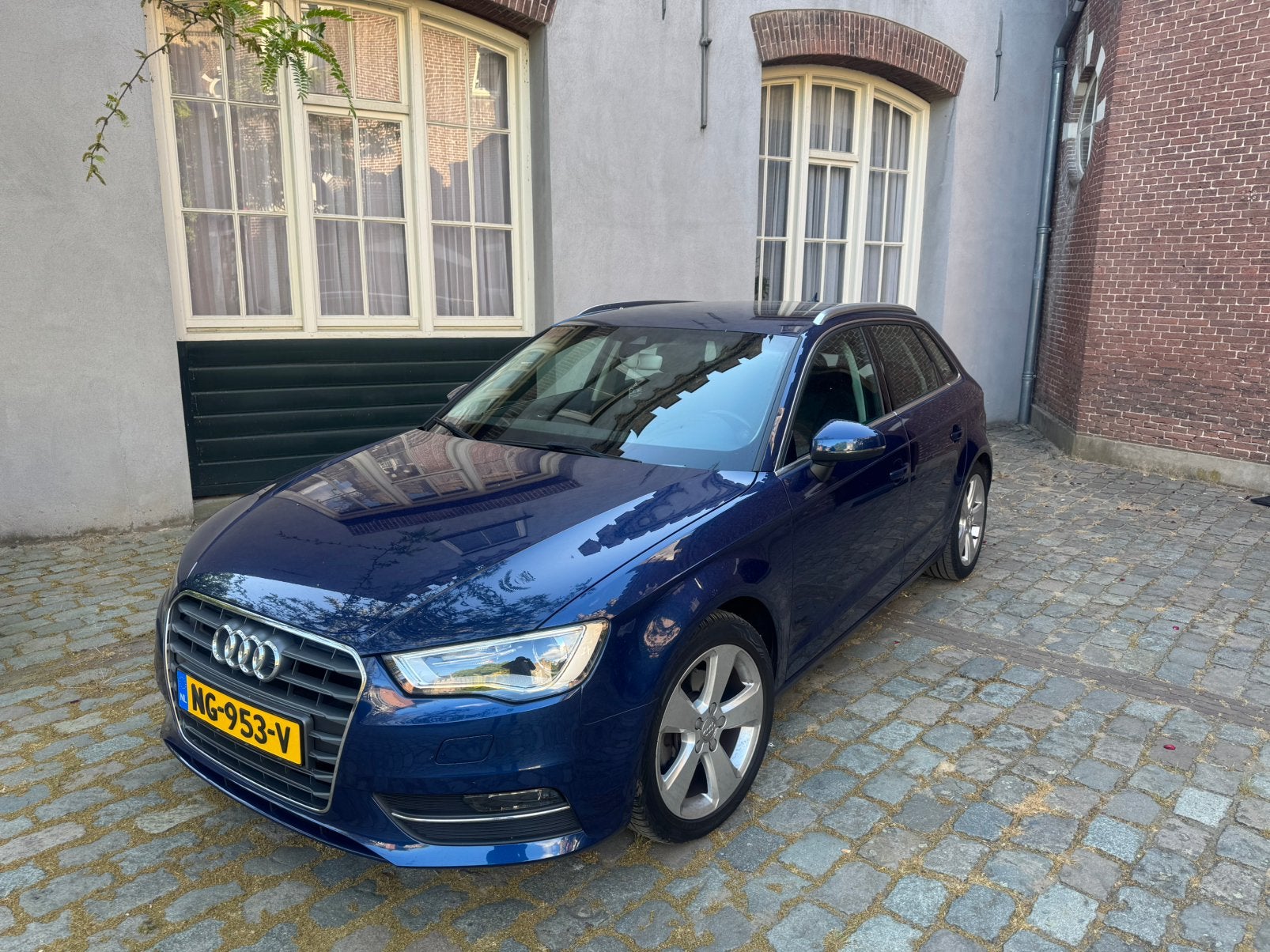 Audi A3 1.4 Tfsi Sportback S-tronic S Line 2016 Blauw, Auto's, Audi, 125 pk, Blauw, 1395 cc, 650 kg