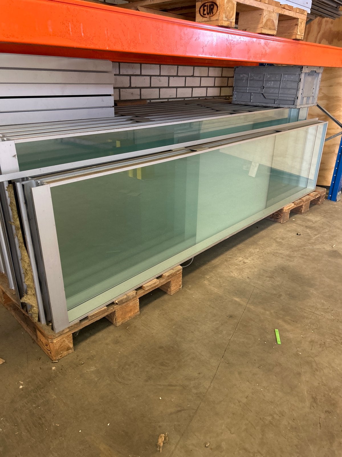 Dubbel glas wanden - Ideaal als tussenmuur, Ophalen, Gebruikt, Minder dan 80 cm, 160 cm of meer
