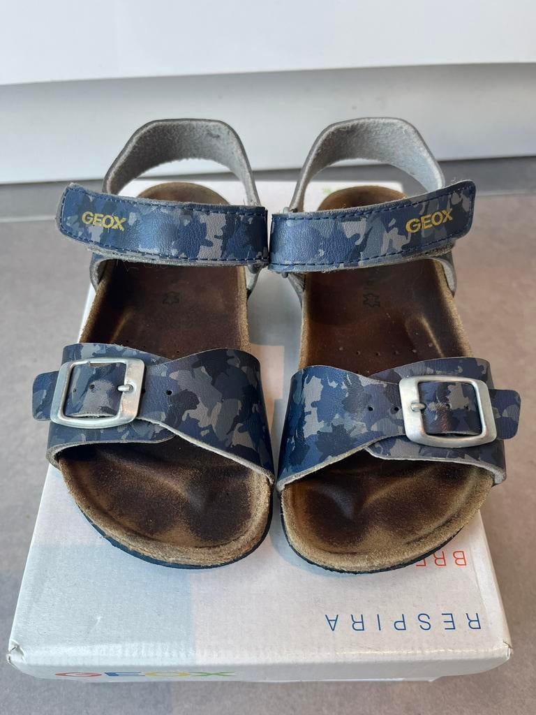 Leren sandalen Geox mt 27, Gebruikt, Overige typen, Ophalen of Verzenden, Jongen