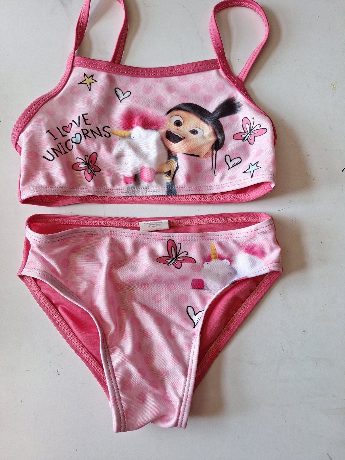 Bikini uit 'despicable me' film mt 104/110, Zeeman, Maat 104, Bikiniset, Meisje