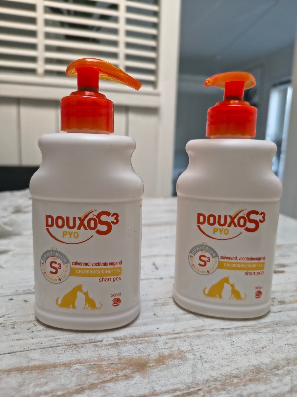 Huidproblemen Hond/Kat 2xDouxoS3 Pyo Chloorhexidine Shampoo, Ophalen of Verzenden, Nieuw