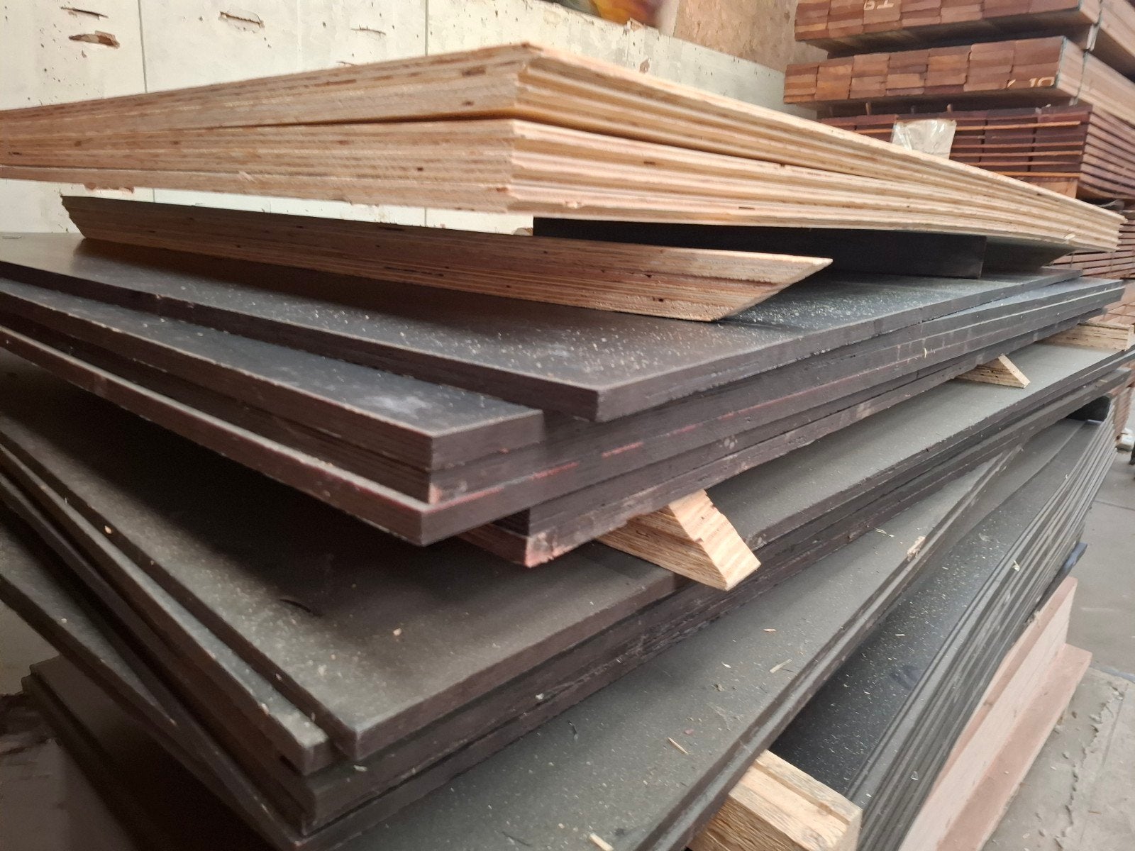 5 st betonplex platen 250x125x1.8 cm bezorgen mogelijk, Ophalen, Nieuw, 250 cm of meer, Planken