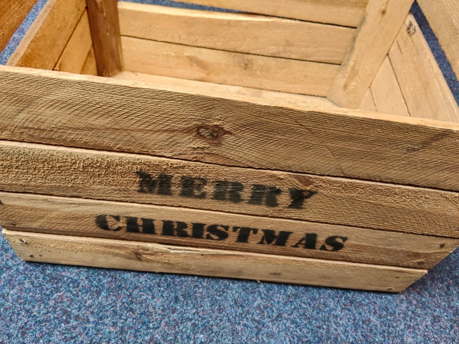 kist, krat, kerstdecoratie, Ophalen, Zo goed als nieuw