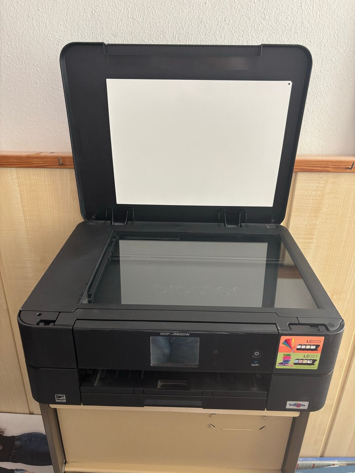 Brother DCP-J562DW All-in-One Inkjetprinter met Wifi, Gebruikt, Inkjetprinter, All-in-one, Kleur printen