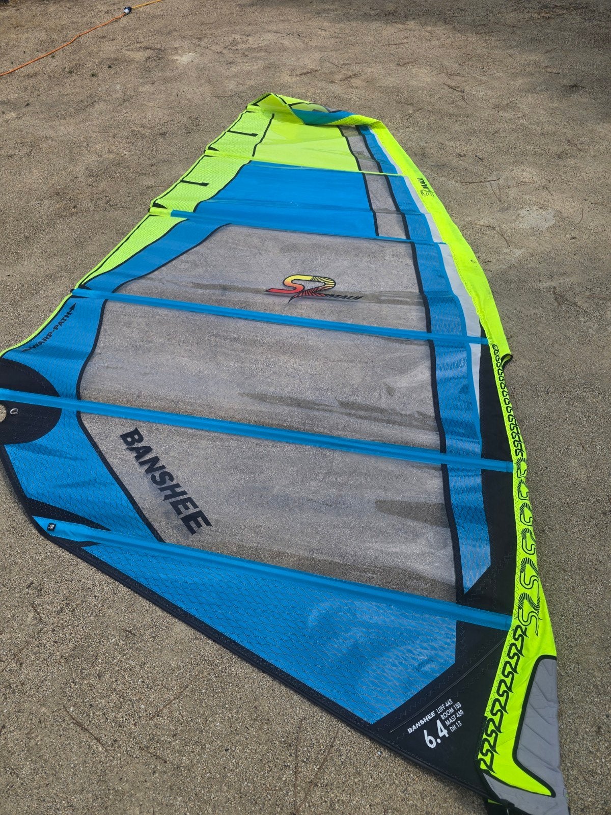 S2Maui Venom X 7.5m² 6.7m² eagle foil 4.2m² banshee 6.4m², Ophalen, Gebruikt, Overige merken, Zeil