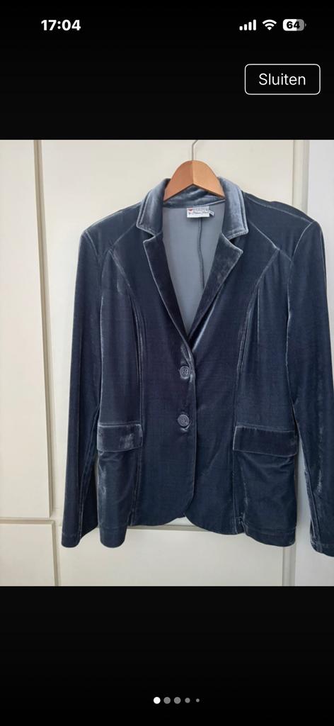 Helana Hart blazer xxl, Kleding | Dames, Ophalen of Verzenden, Zo goed als nieuw, Maat 46/48 (XL) of groter, Blauw