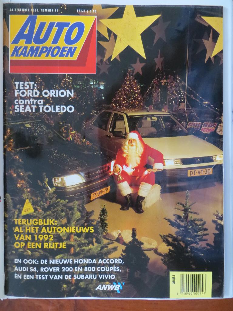 Autokampioen 26 1992 Ford Orion Citroën ID19 Le Dandy, Ophalen of Verzenden, Nieuw, Citroën