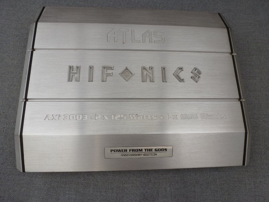 Hifonics AXi3003 3 Kanaal Versterker Stereo/Monoblock, Ophalen, Gebruikt