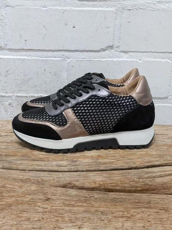 DWARS - Mooie leren sneakers maat 36 - Nieuw €129,95 - DWRS, Kleding | Dames, Schoenen, DWRS, Zwart, Nieuw, Ophalen of Verzenden