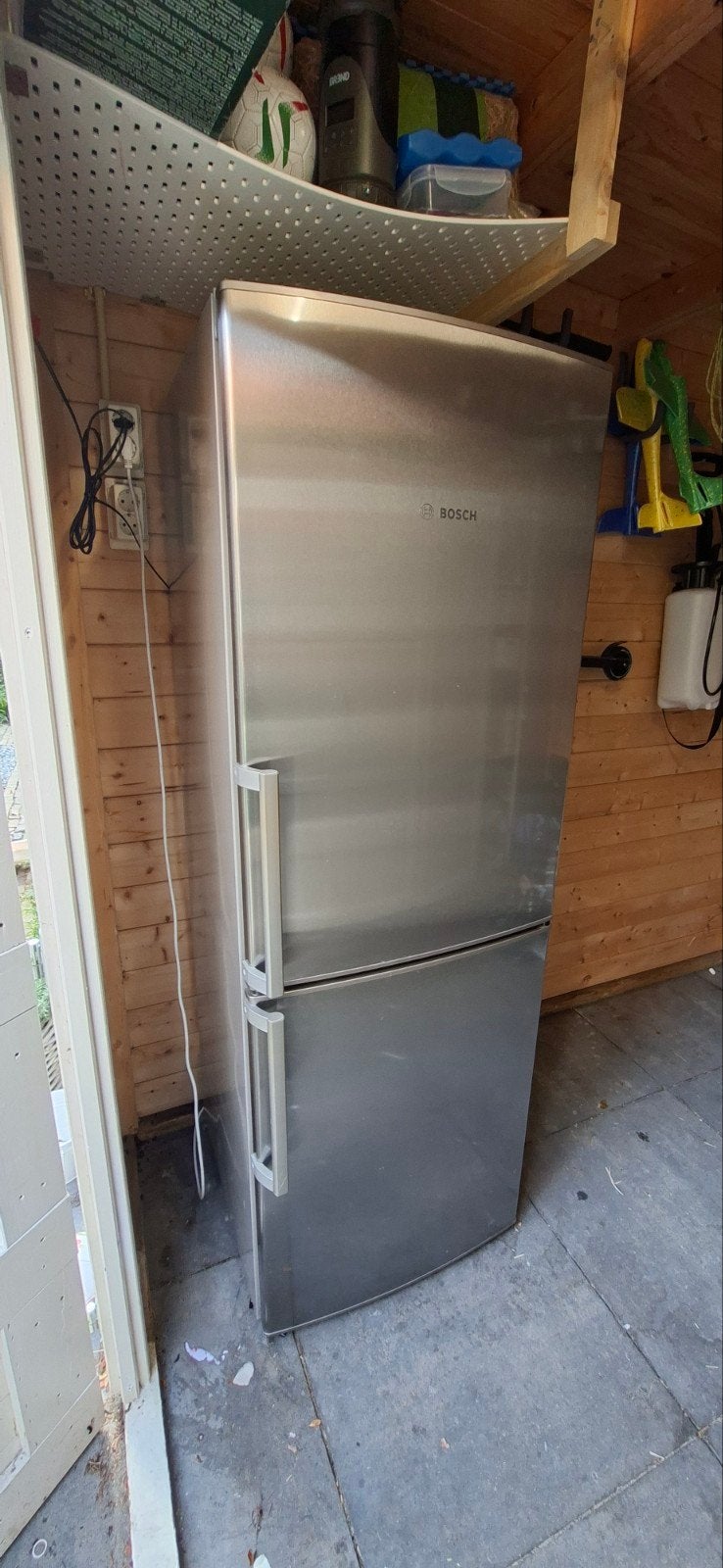 Bosch Losstaande Koelkast met Vriezer, Ophalen, Gebruikt, 200 liter of meer, 60 cm of meer