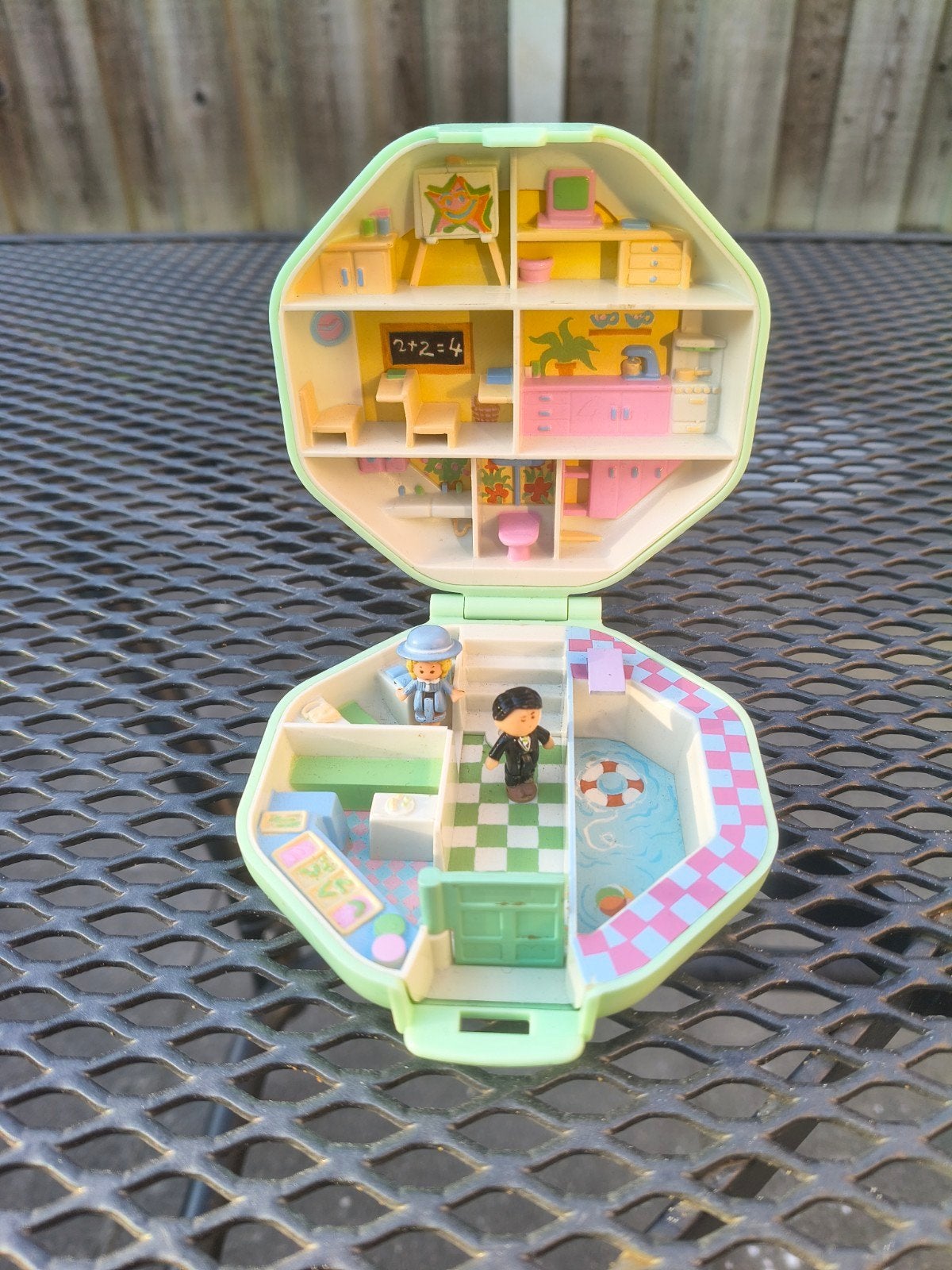 Vintage Polly Pocket School 1990 Bluebird, Ophalen of Verzenden, Gebruikt