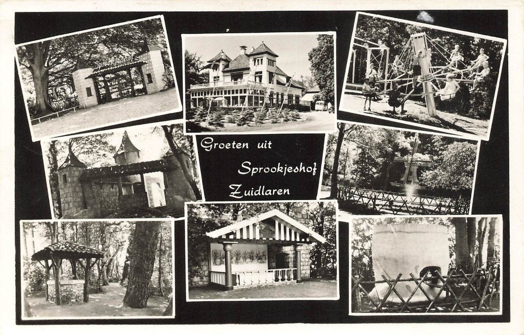 Groeten uit Sprookjeshof, Zuidlaren, Ophalen of Verzenden, 1960 tot 1980, Ongelopen, Drenthe