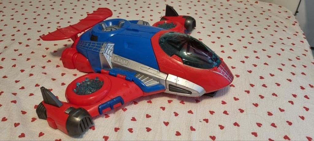 Spider-Man Jet Speeder Vliegtuig Speelgoed, Ophalen, Gebruikt, Jongen of Meisje