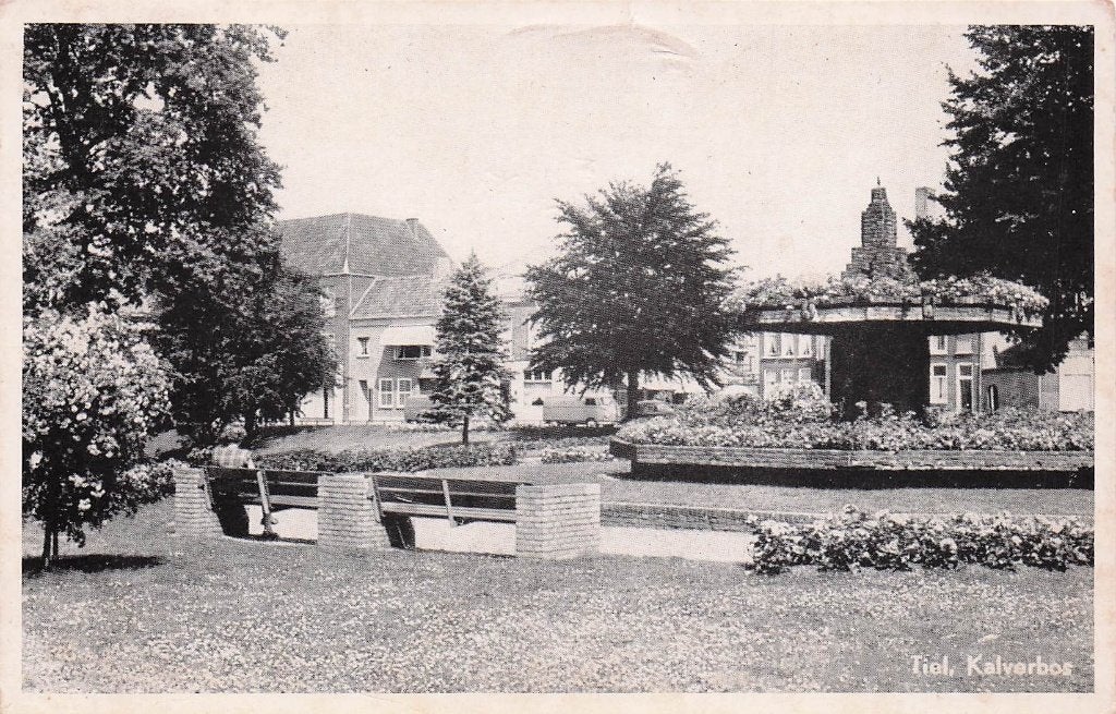 Tiel - Kalverbos(rond 1950), Verzenden, 1940 tot 1960, Ongelopen, Gelderland