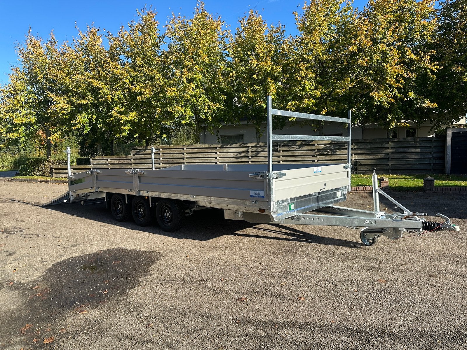 machinetransporter / beavertrailer 550x200, 3500kg parabool, Auto diversen, Ophalen, Nieuw