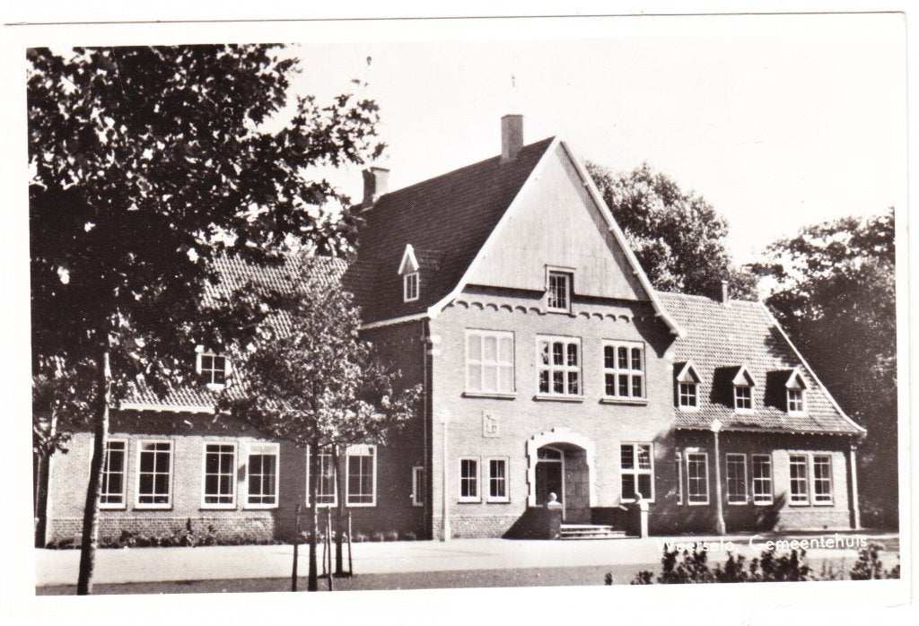 Weerselo - Gemeentehuis, Verzenden, 1960 tot 1980, Ongelopen, Overijssel