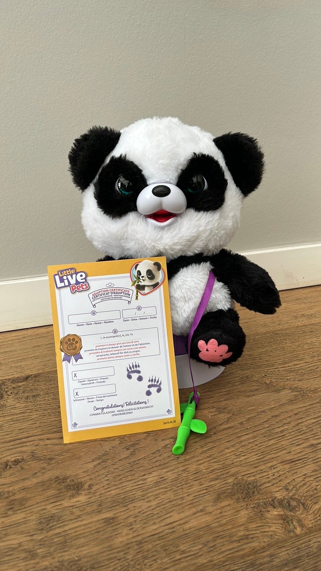 Little live pets. My little baby panda chuchu, Ophalen of Verzenden, Zo goed als nieuw, Overige typen