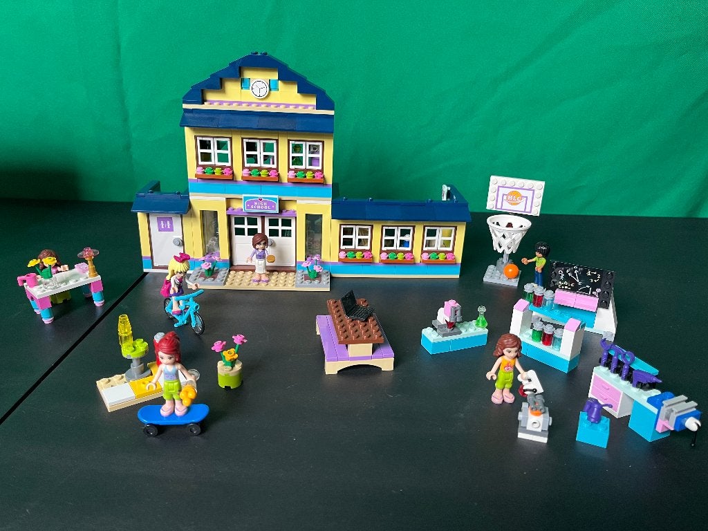 LEGO Friends school (3933, 30101, 30102, 41005), Lego, Friends, Ophalen of Verzenden, Complete set