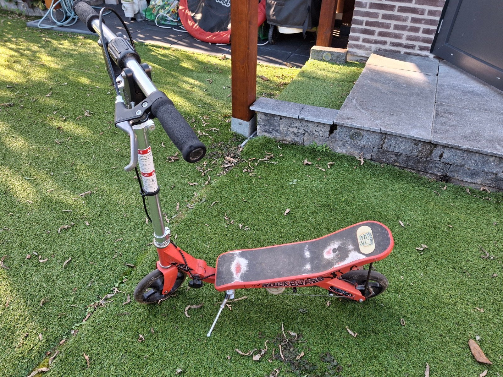 Rockboard spacescooter - Gebruikte step voor plezier, Fietsen en Brommers, Ophalen, Gebruikt, Overige typen, Rockboard
