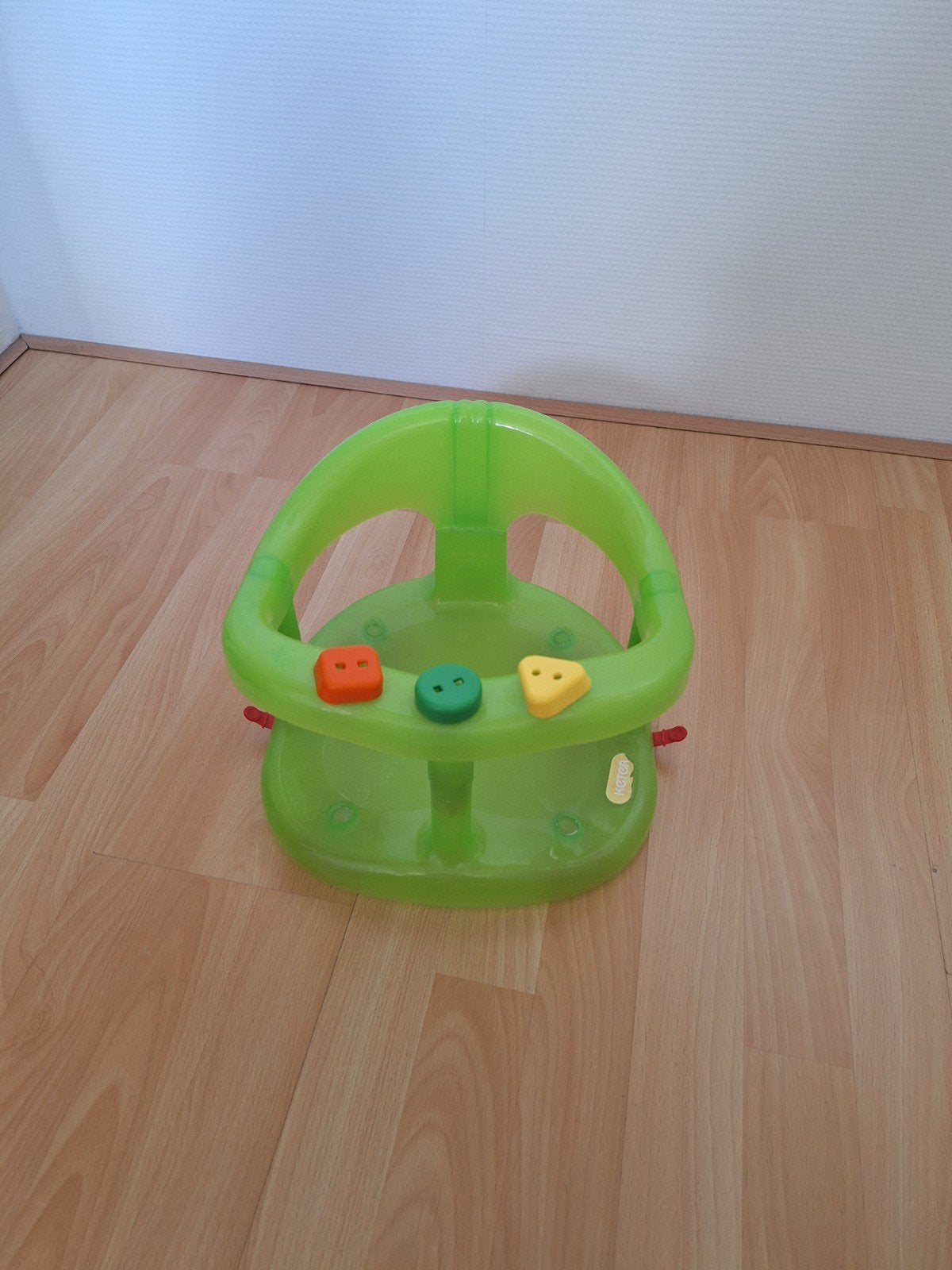 Groene badring voor baby's - Veilig en comfortabel badderen, Overige merken, Gebruikt, Ophalen of Verzenden, Badzitje of Badring