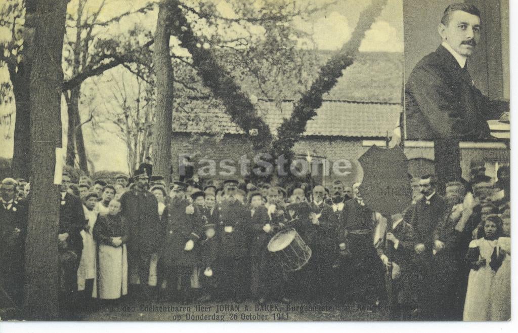 Borkel, Ophalen of Verzenden, Voor 1920, Gelopen, Noord-Brabant