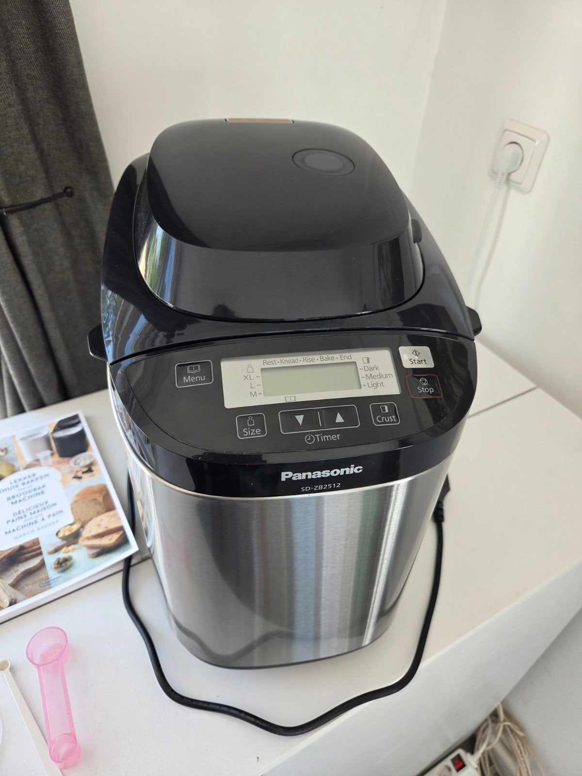 Panasonic broodbakmachine SD-ZB2512 weinig gebruikt, Meer dan 10 programma's, Zo goed als nieuw, 400 tot 800 gram deeg, Ophalen