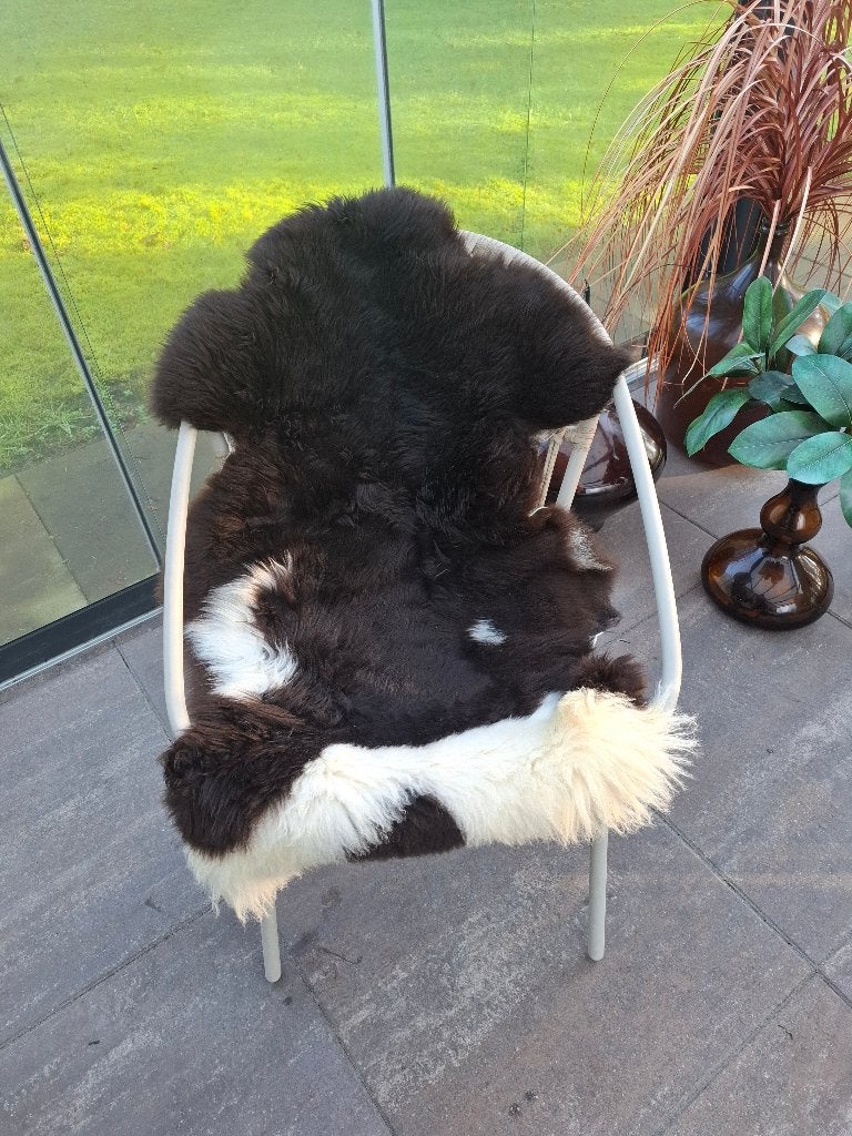 Heerlijk zachte bruine schapenvacht, 100 tot 150 cm, Bruin, Zo goed als nieuw, Overige vormen