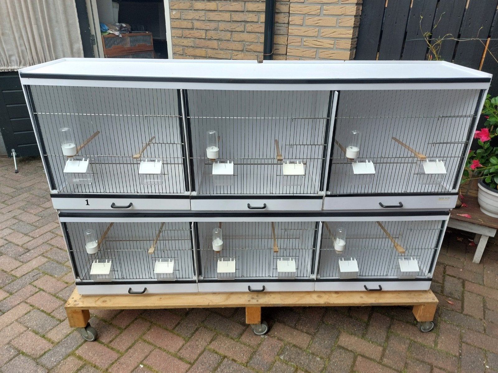 2 birdsupply kunstof broedkooien 153, Ophalen, Gebruikt, Kunststof, Broedkooi of Kweekkooi