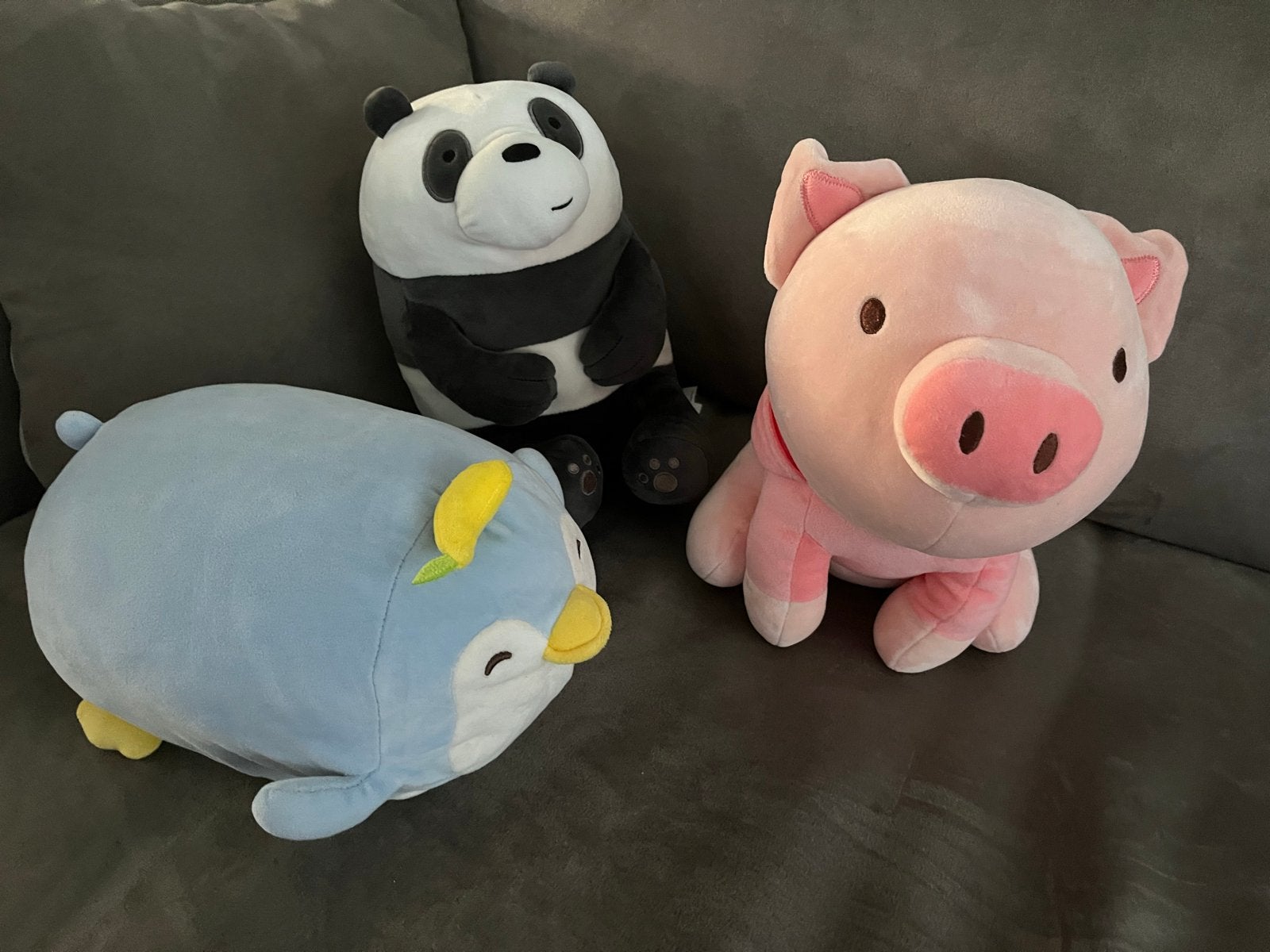 Mini so Minoso Knuffels Panda Varken en Pinguïn cn we bears, Ophalen, Overige merken, Overige karakters, Overige typen