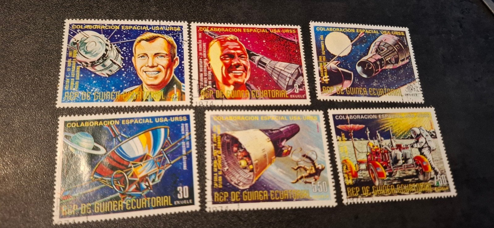 Zegels Ruimtevaart USA-USSR Samenwerking (1974), Ophalen, Postfris, Overige thema's