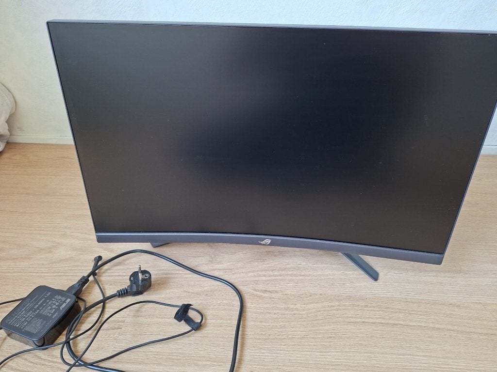 ASUS ROG Swift PG27VQ - 27 inch curved gaming monitor 165hz, Asus, Minder dan 1 ms, Zo goed als nieuw, In hoogte verstelbaar