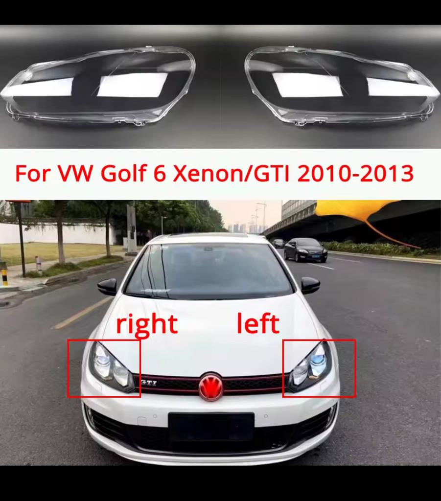 Koplampglas / Lens Set VW Golf 6 GTI GTD R20 Links & Rechts, Auto-onderdelen, Verlichting, Ophalen, Nieuw, Volkswagen